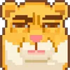 Стикер 26 🐹 Видеоанимированный набор эмоджи с пиксельным хомячком