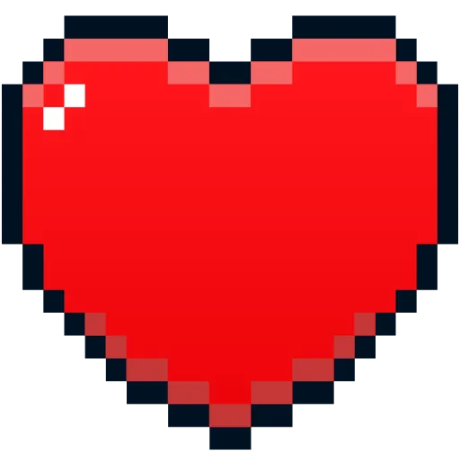 ❤ Стикер «Pixelated Emoji» для Telegram