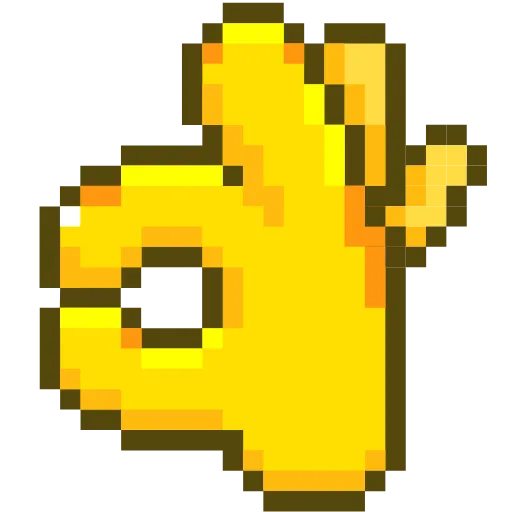 👌 Стикер «Pixelated Emoji» для Telegram