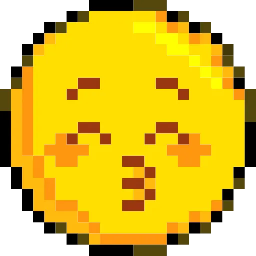 Стикер 20 Pixelated Emoji