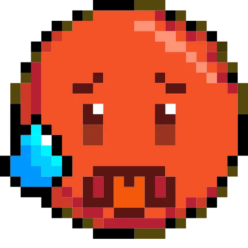 Стикер 43 Pixelated Emoji