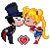 Стикер 3 Pixel Emoji