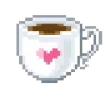 Стикер 11 Pixel Emoji