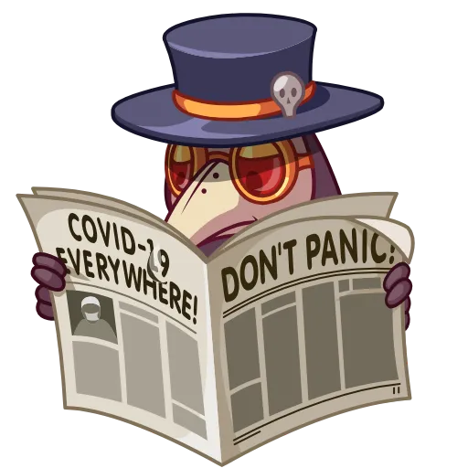 🙄 Эмодзи «Plague Doctor Hawk» для Telegram