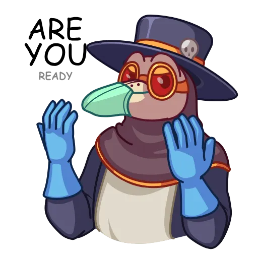👨‍⚕️ Эмодзи «Plague Doctor Hawk» для Telegram