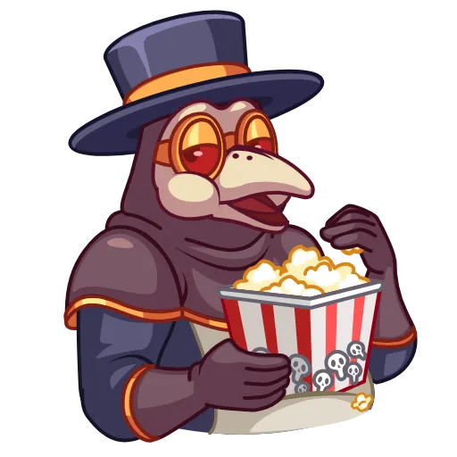 🍿 Эмодзи «Plague Doctor Hawk» для Telegram
