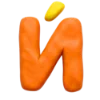 ⭐️ Эмодзи «Пластилиновый шрифт» для Telegram