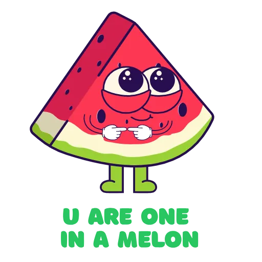 Стикер 7 Игра слов emoji
