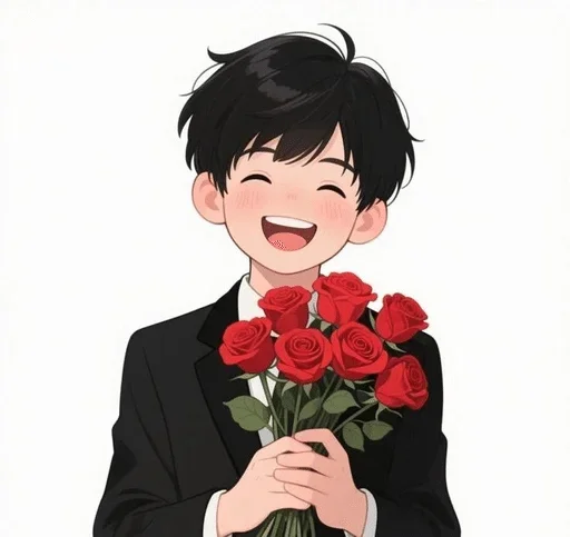 ✨ Стикер «Anime Roses» для Telegram