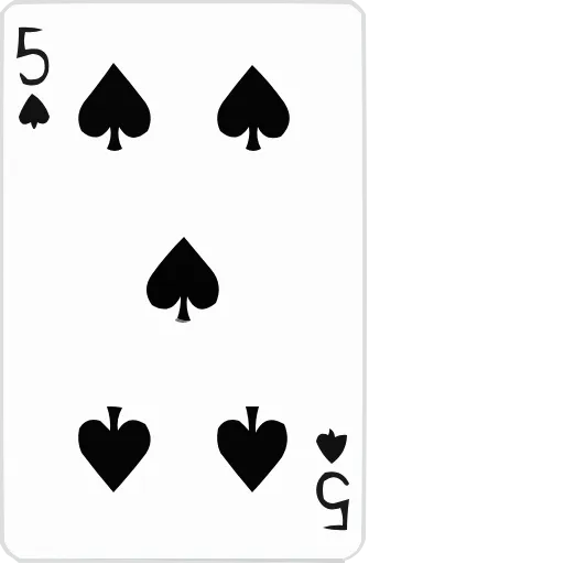Стикер 5 Playing Cards HD