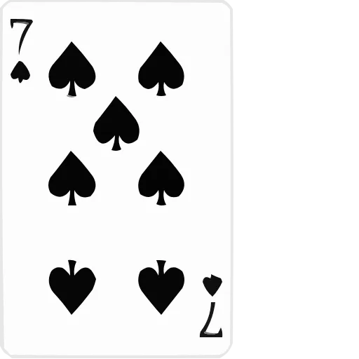 Стикер 7 Playing Cards HD