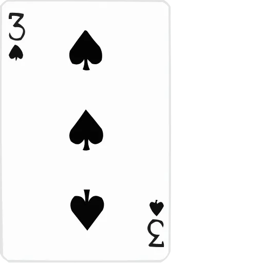 Стикер 3 Playing Cards HD
