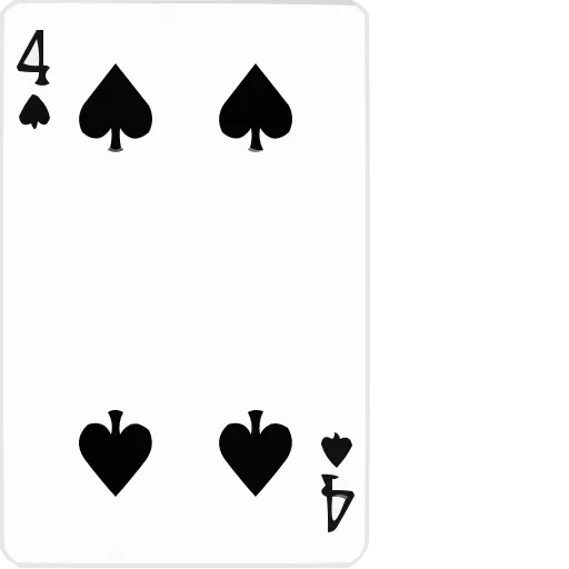 Стикер 4 Playing Cards HD