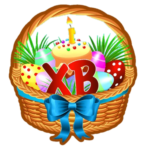 🐣 Стикер «Поздравление» для Telegram