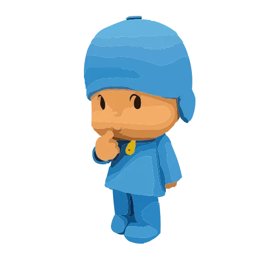Стикер 21 Pocoyo HD