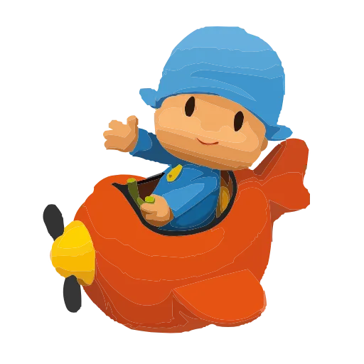 Стикер 23 Pocoyo HD