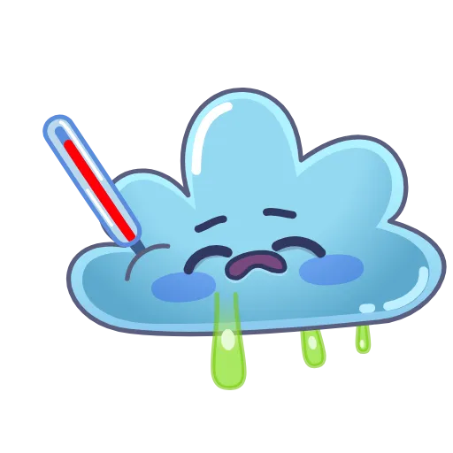 🤒 Эмодзи «Погода» для Telegram