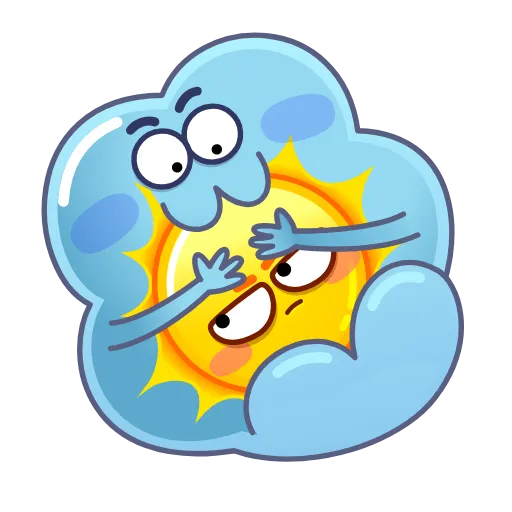 🤗 Эмодзи «Погода» для Telegram