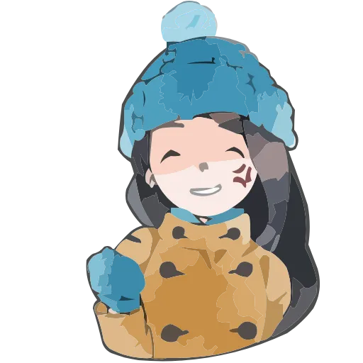 ❄️ Эмодзи «Полина Морозова» для Telegram