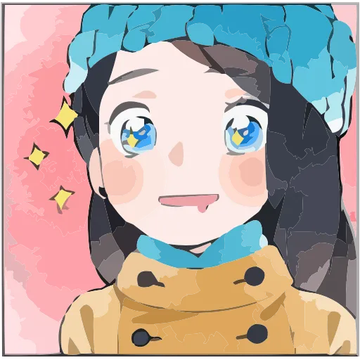 ❄️ Эмодзи «Полина Морозова» для Telegram