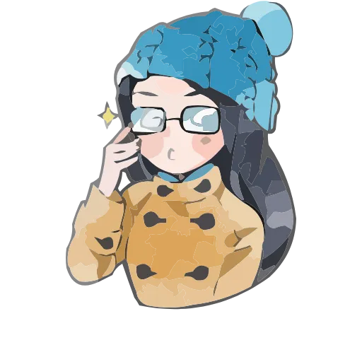 ❄️ Эмодзи «Полина Морозова» для Telegram