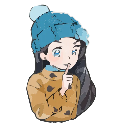❄️ Эмодзи «Полина Морозова» для Telegram