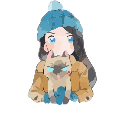 ❄️ Эмодзи «Полина Морозова» для Telegram