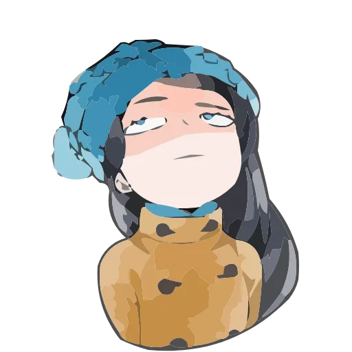 ❄️ Эмодзи «Полина Морозова» для Telegram