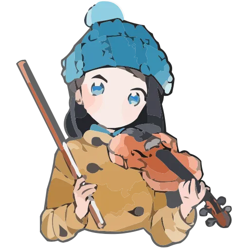 ❄️ Эмодзи «Полина Морозова» для Telegram