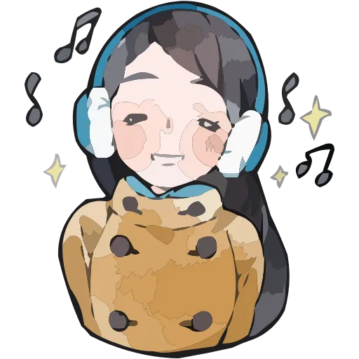 ❄️ Эмодзи «Полина Морозова» для Telegram