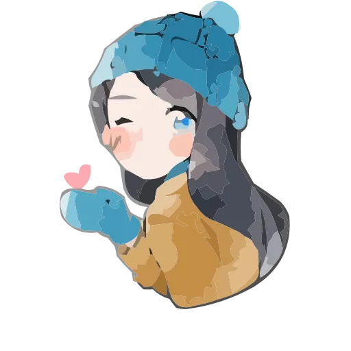 ❄️ Эмодзи «Полина Морозова» для Telegram