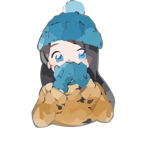 ❄️ Эмодзи «Полина Морозова» для Telegram