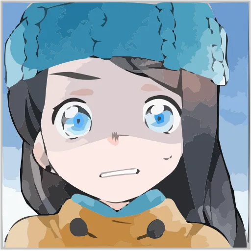 ❄️ Эмодзи «Полина Морозова» для Telegram