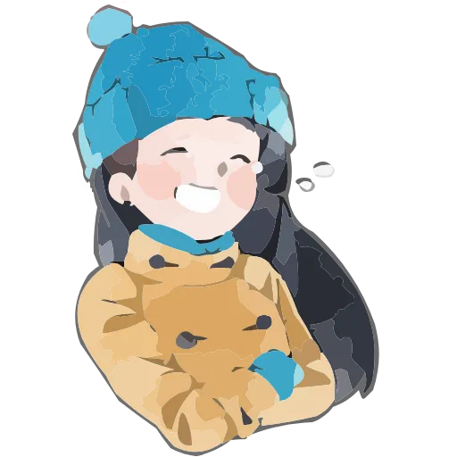 ❄️ Эмодзи «Полина Морозова» для Telegram