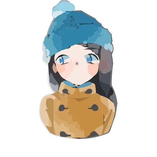 ❄️ Эмодзи «Полина Морозова» для Telegram
