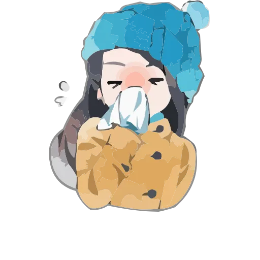 ❄️ Эмодзи «Полина Морозова» для Telegram