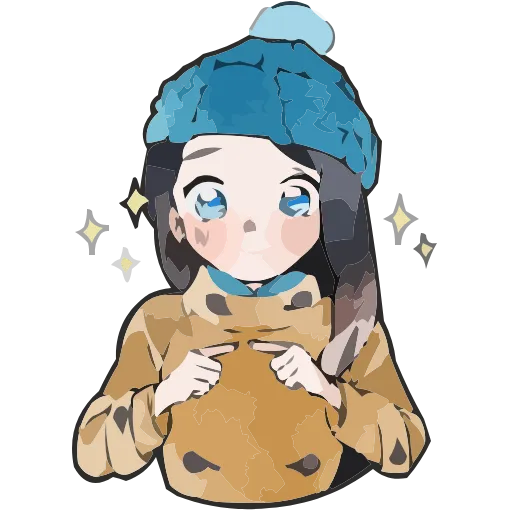 ❄️ Эмодзи «Полина Морозова» для Telegram