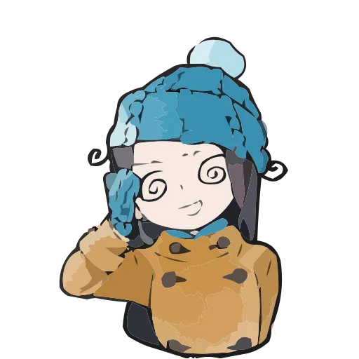 ❄️ Эмодзи «Полина Морозова» для Telegram