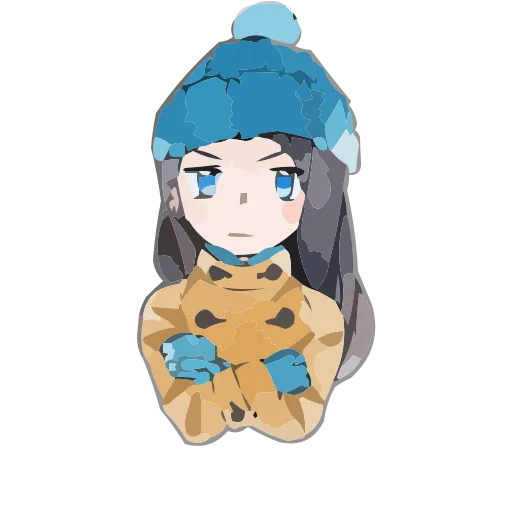 ❄️ Эмодзи «Полина Морозова» для Telegram