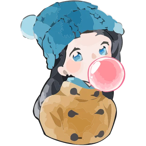 ❄️ Эмодзи «Полина Морозова» для Telegram