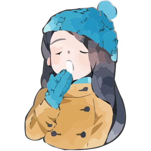 ❄️ Эмодзи «Полина Морозова» для Telegram