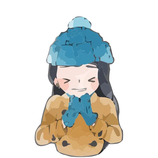❄️ Эмодзи «Полина Морозова» для Telegram