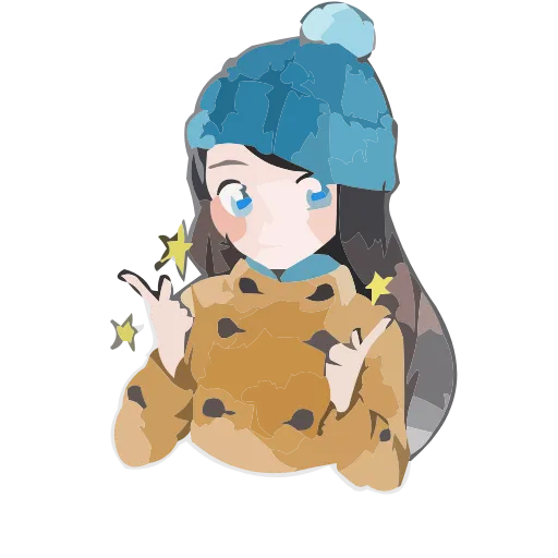❄️ Эмодзи «Полина Морозова» для Telegram