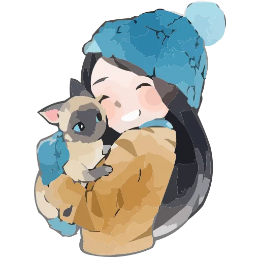 ❄️ Эмодзи «Полина Морозова» для Telegram