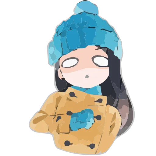 ❄️ Эмодзи «Полина Морозова» для Telegram