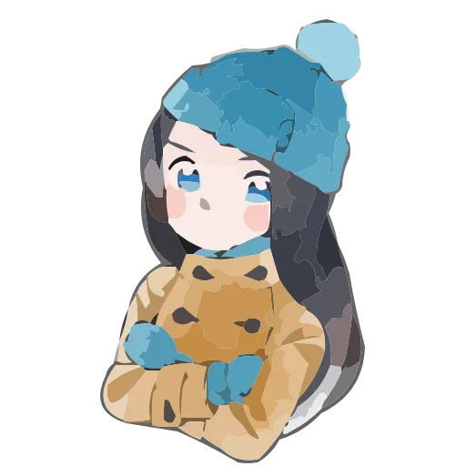 ❄️ Эмодзи «Полина Морозова» для Telegram