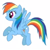 Стикер 61 Ponies Emoji Animated