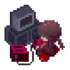Стикер 19 Yume Nikki