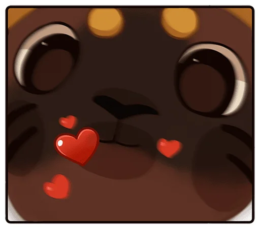 😘 Стикер «Котопчёл Пуф без надписей» для Telegram