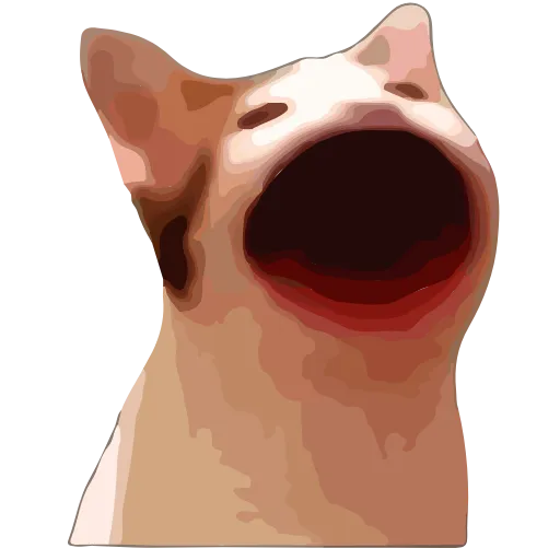 Стикер 4 Popping Cat